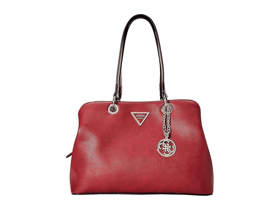 

GUESS Lauri Satchel (Red) Handbags