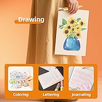 Vista 9 de WePaint 24 Colors Glitter Brush Marker Pens, Glitter Pens Set 12 Pack Sparkle Pens Metallic Marker for Adults DIY Crafts, Writing, Card Making