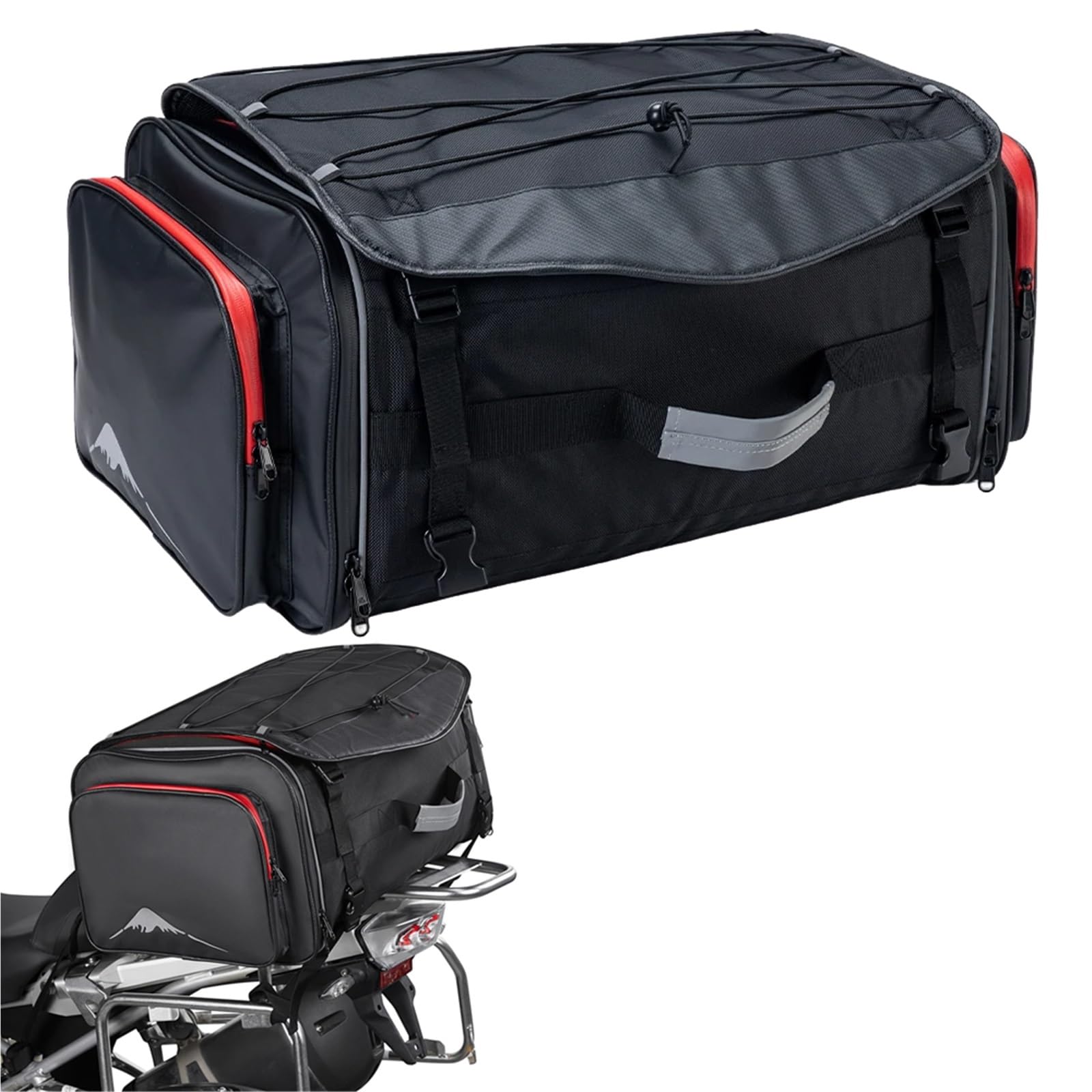 Bolsa Trasera para Motocicleta, De Viaje para Portaequipajes, Bolsas para Asiento Trasero Universales para NC750, CBR1000RR Y CBR600F