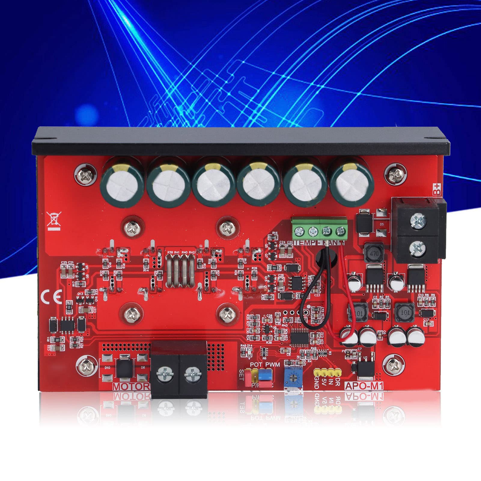 Sterownik PWM Silnika Szczotkowego Prądu Stałego z Regulowanym Ograniczeniem Prądu, Elektroniczny Regulator Prędkości do Robotyki i Projektów Typu „zrób to sam”, materiał PCB, 1 Jednostka