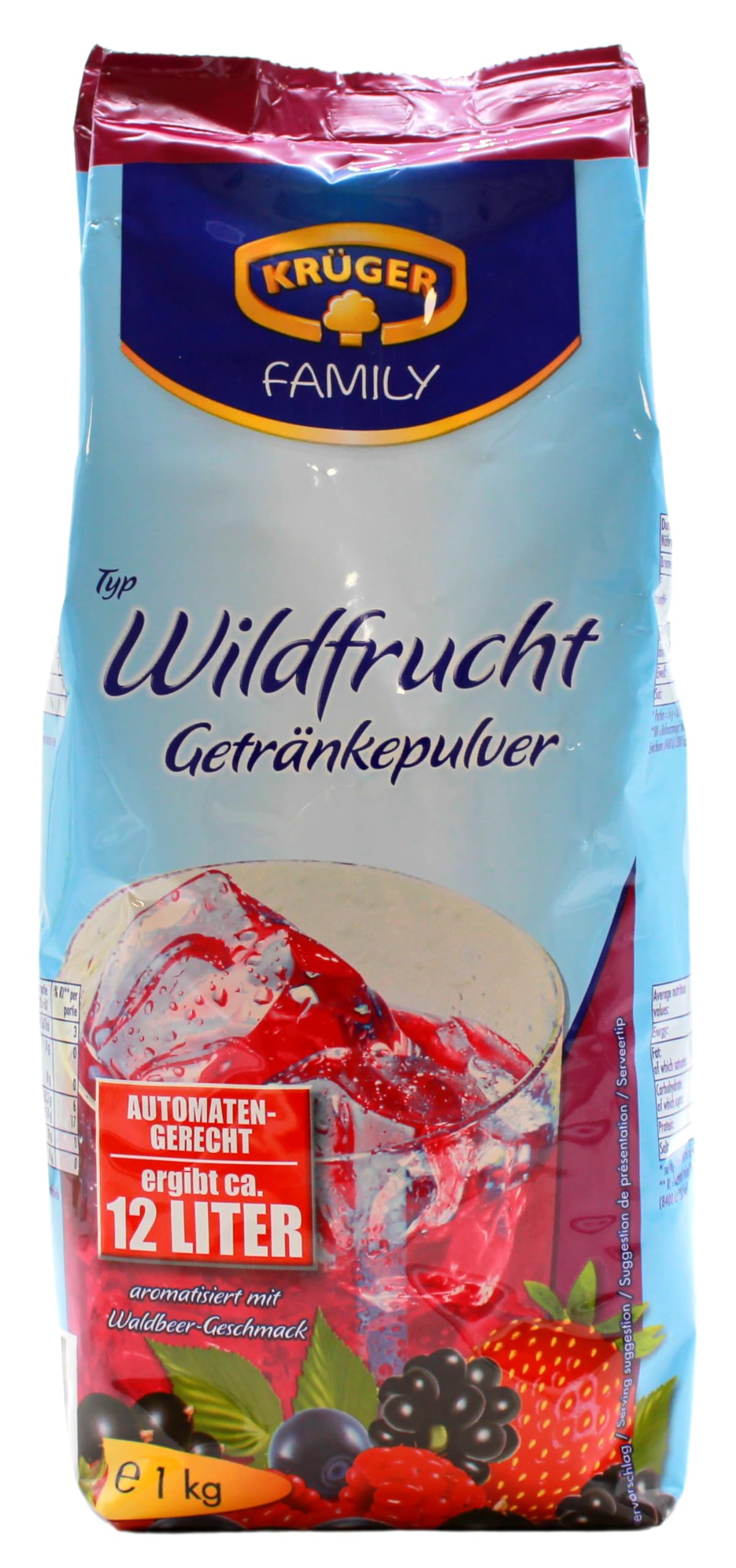 Krüger Family Typ Wildfrucht Getränkepulver, 10er Pack (10 x 1 kg)
