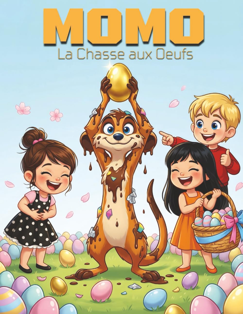 MOMO : La Chasse aux Oeufs: Le cadeau PARFAIT de Paques ! | Livre illustre hilarant pour enfants 3-7 ans | Chasse aux oeufs, amitie, partage et fous rires garantis (Saison 1 de MOMO)