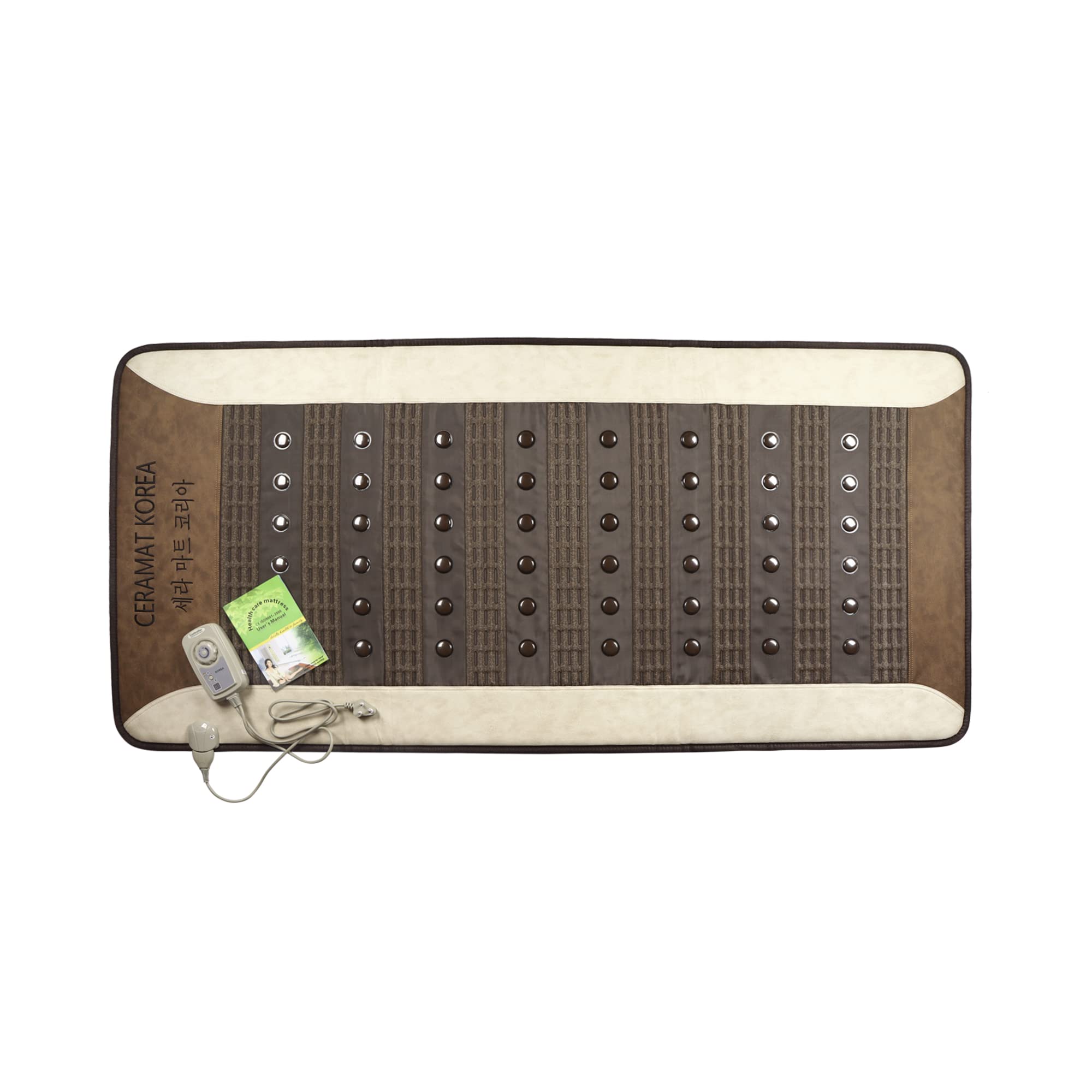 SPINE JADEX Large 48 Coin Korean Advance Super Gem Ceraball Infrared Full Body Tourmalene Heating Mat Back Pain (SIZE 80 * 190CM)