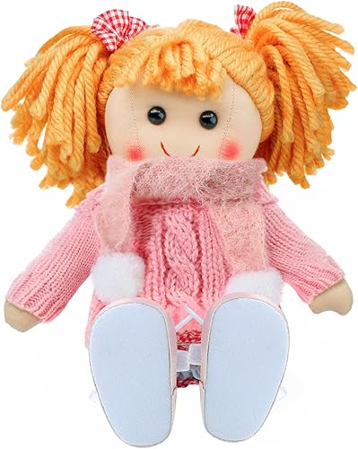 Miniatura 9 de Bencailor 9 piezas de ropa de muñeca elfo de Navidad de 8 pulgadas, conjunto de accesorios de elfo, incluye suéter de Papá Noel, zapatos, botas de