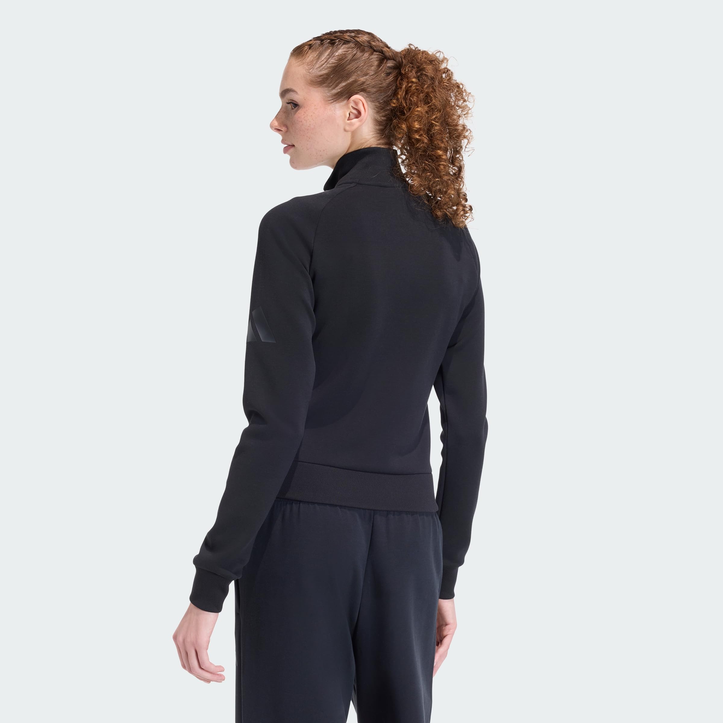 adidas Kobiety Soft Lux Slim Track Top Sweatshirt, black, XXL