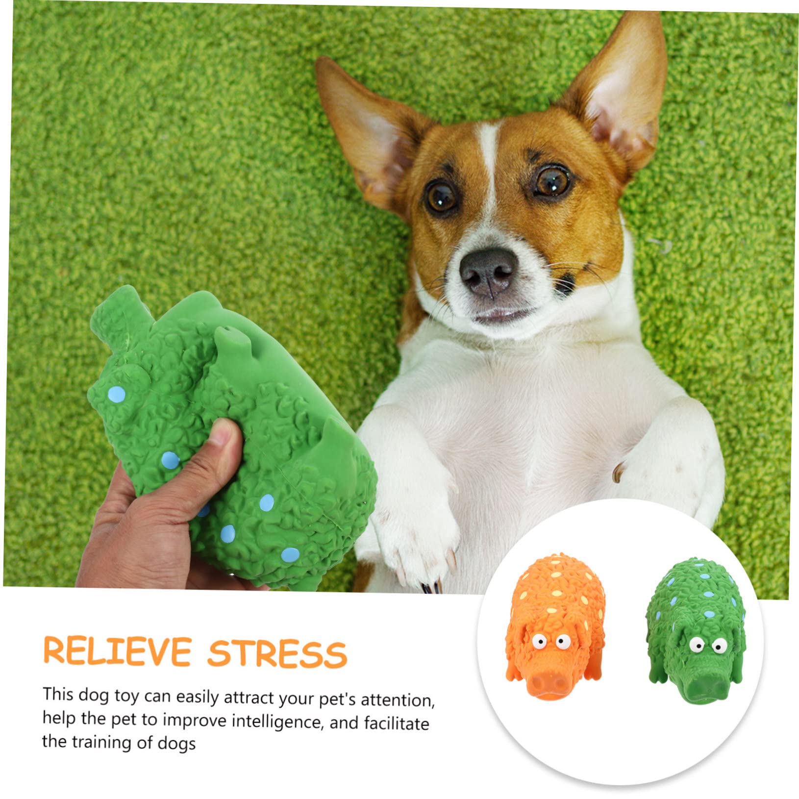 Sosoport 4piezas Juguetes De Squeaky para Perros Juguetes Interactivos para Masticar y Jugar Mejora La Relación Mascota-dueño para Perros y Cachorros