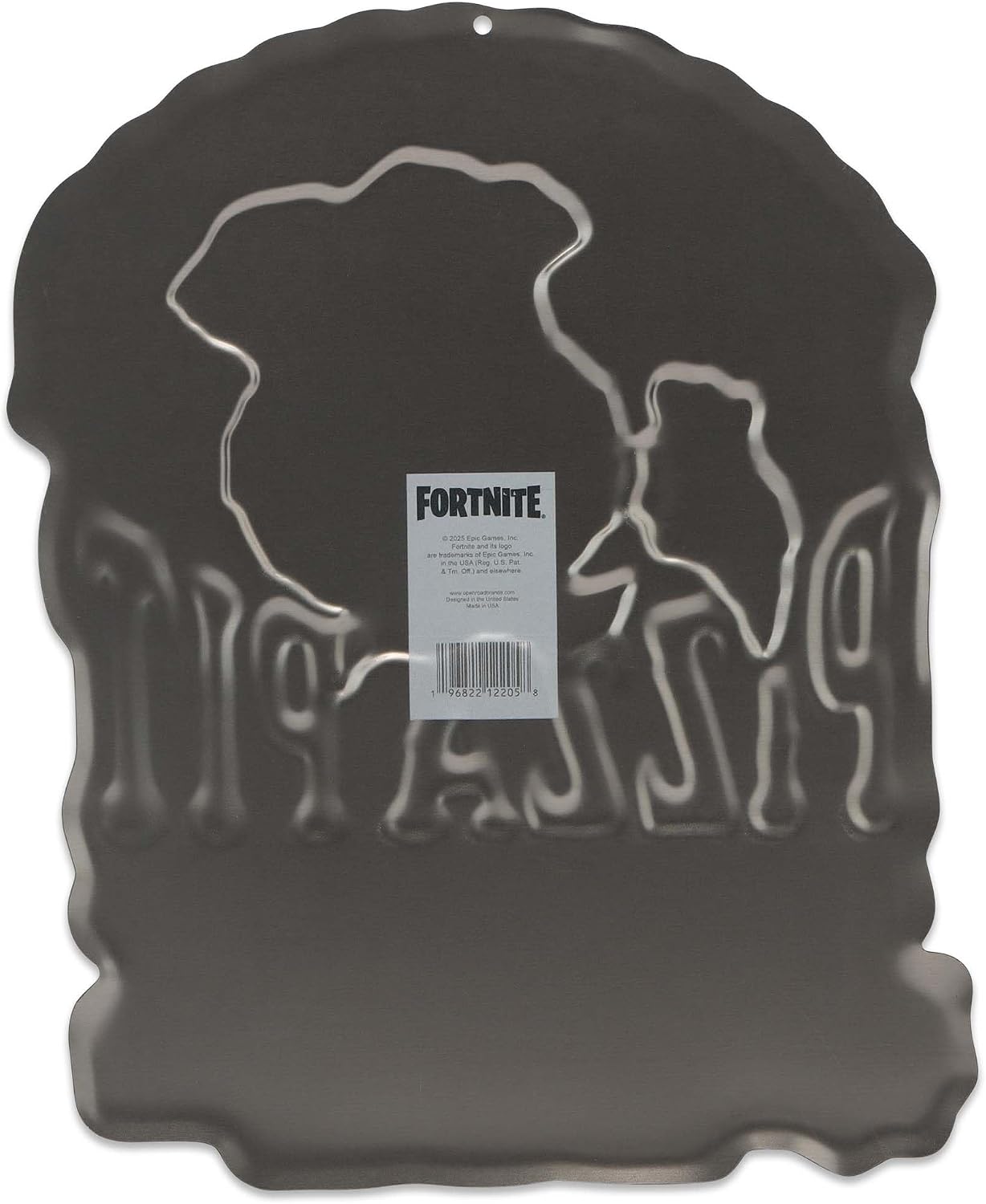 Fortnite Pizza Pit Embossed Metal Wall Decor image 3