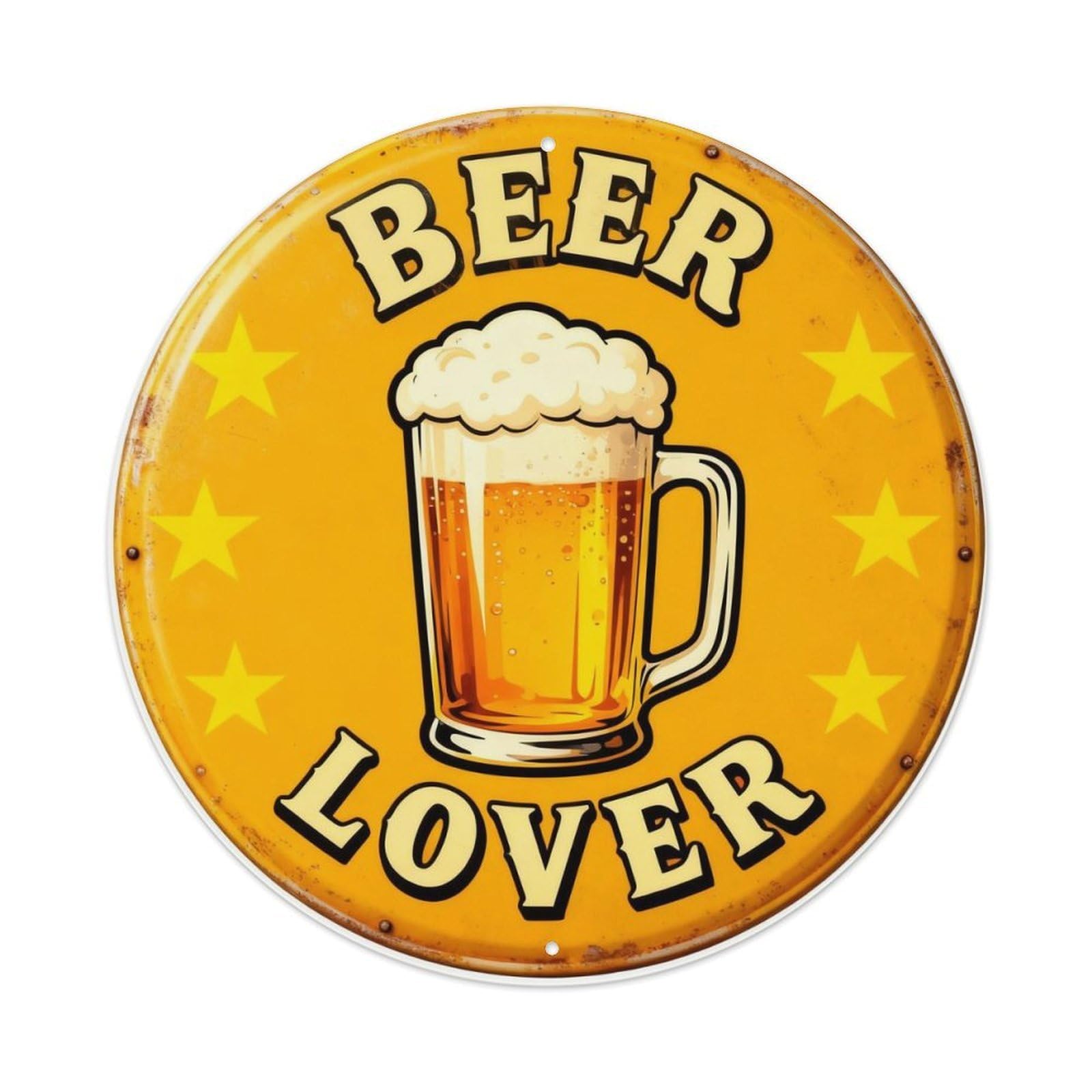 Beer Lover Bar Tin Sign Metal Tin Sign Plaque