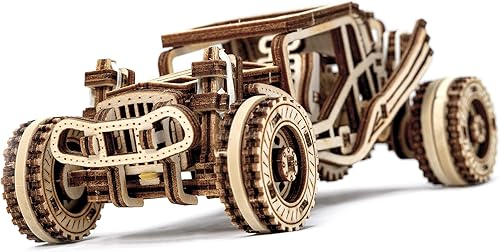 Miniatura 4 de WOODEN.CITY Buggy - Kits de modelos de madera - Rompecabezas 3D de madera para adultos - Modelos de autos para construir para adultos Píntalo tú