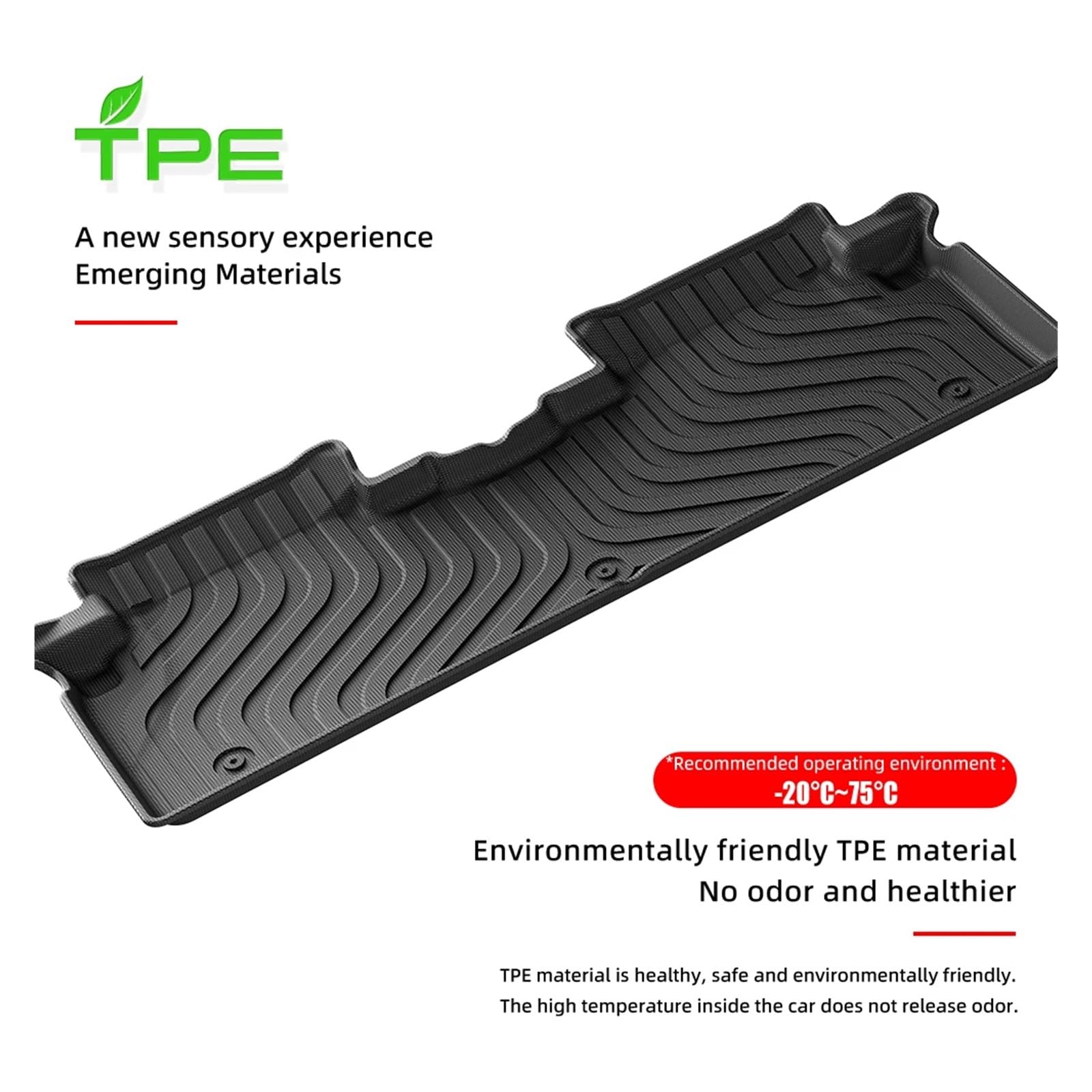 All Weather Car Floor Mat Compatible with Dongfeng NAMMI 01 2024 Custom 3D TPE Car Mats Waterproof Non-Slip — view 5