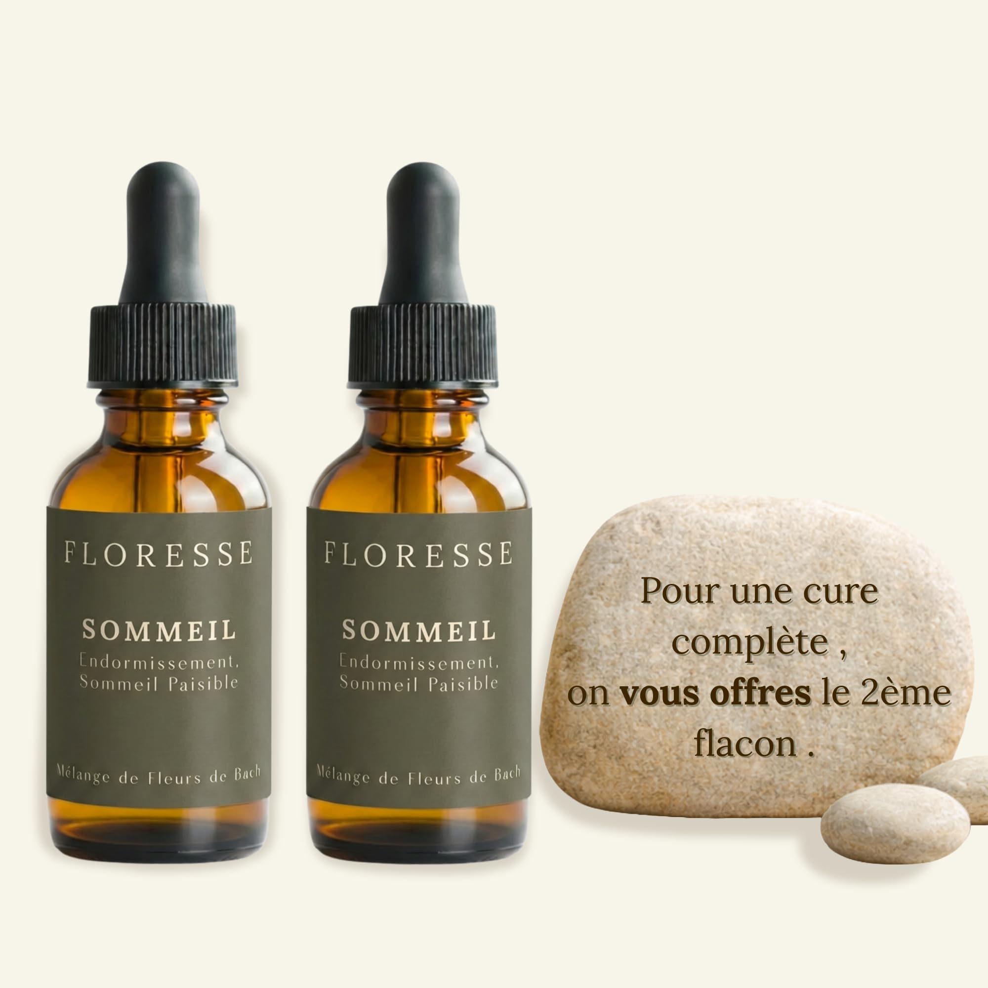 Conseil Fleur de Bach® – Fleurs de Bach Sommeil 30ml +1 OFFERT – Cure complète – Insomnie, endormissement difficile, sommeil perturbé – Nuits calmes et réparatrices – Élixir floral traditionnel