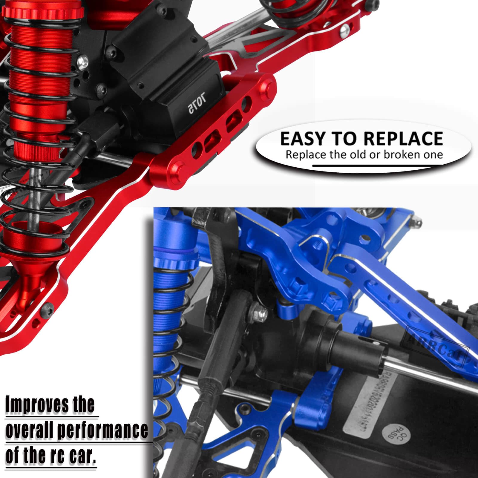 Soporte De Servo De Dirección De Aluminio Para Coches RC Arrma - Kraton, Senton, Typhon, Outcast 1/8, 1/10