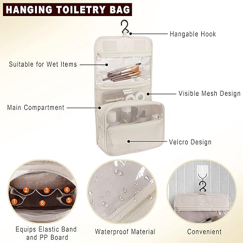 Vista 3 de Cubos de embalaje, 8 organizadores de embalaje de viaje para maletas, juego de organizadores de equipaje de viaje de gran capacidad incluye 8 bolsas