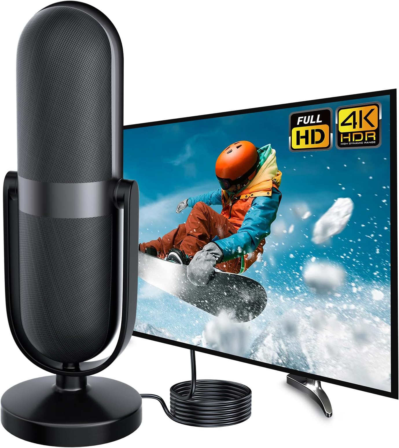 Hdtv Antenna Buy [2022 Model] Digital Amplified Indoor Tv Antenna