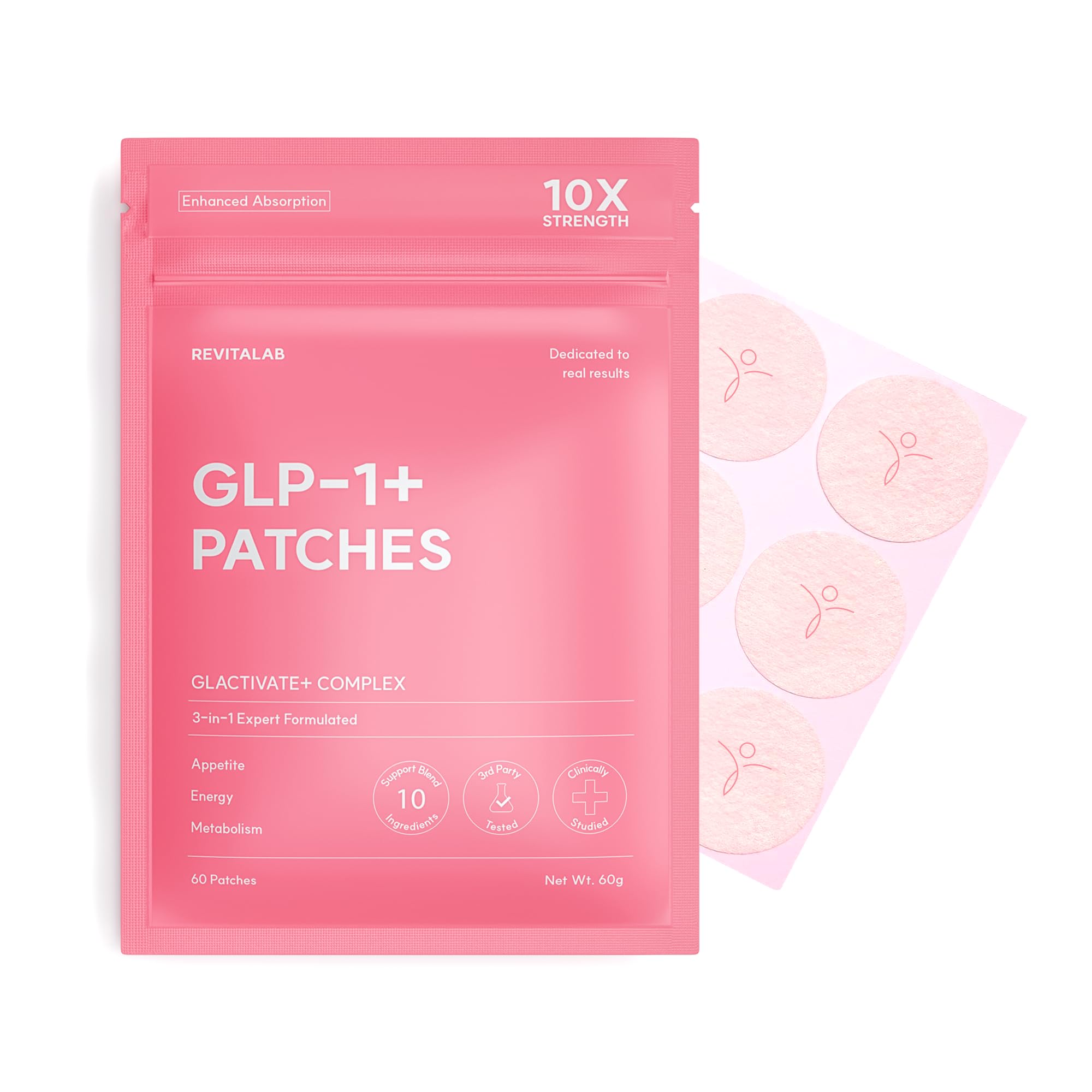 Berberine+ Patches for Women & Men - 60 Count | Upgraded Sculpt & Snatch Support | Topical Everyday Glow Up Beauty New Kind of Patches - 2 Month Supply