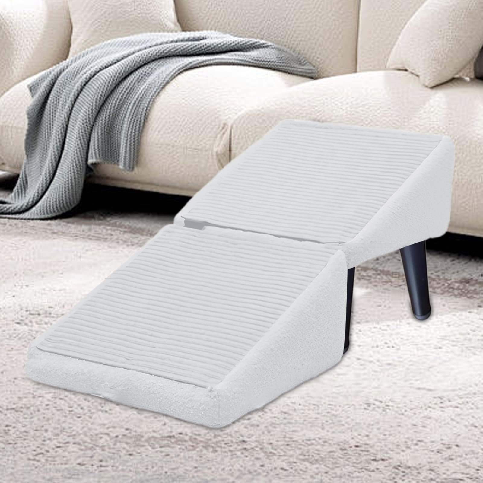 Rampa Cani Divisa Per Letto E Divano, Rampa Pieghevole Cani, Sgabello Antiscivolo Gradini Divisi Per Canis Piccola Taglia Gatti, Sgabello Multifunzionale Resistente Allusura Scale Canis Gatti