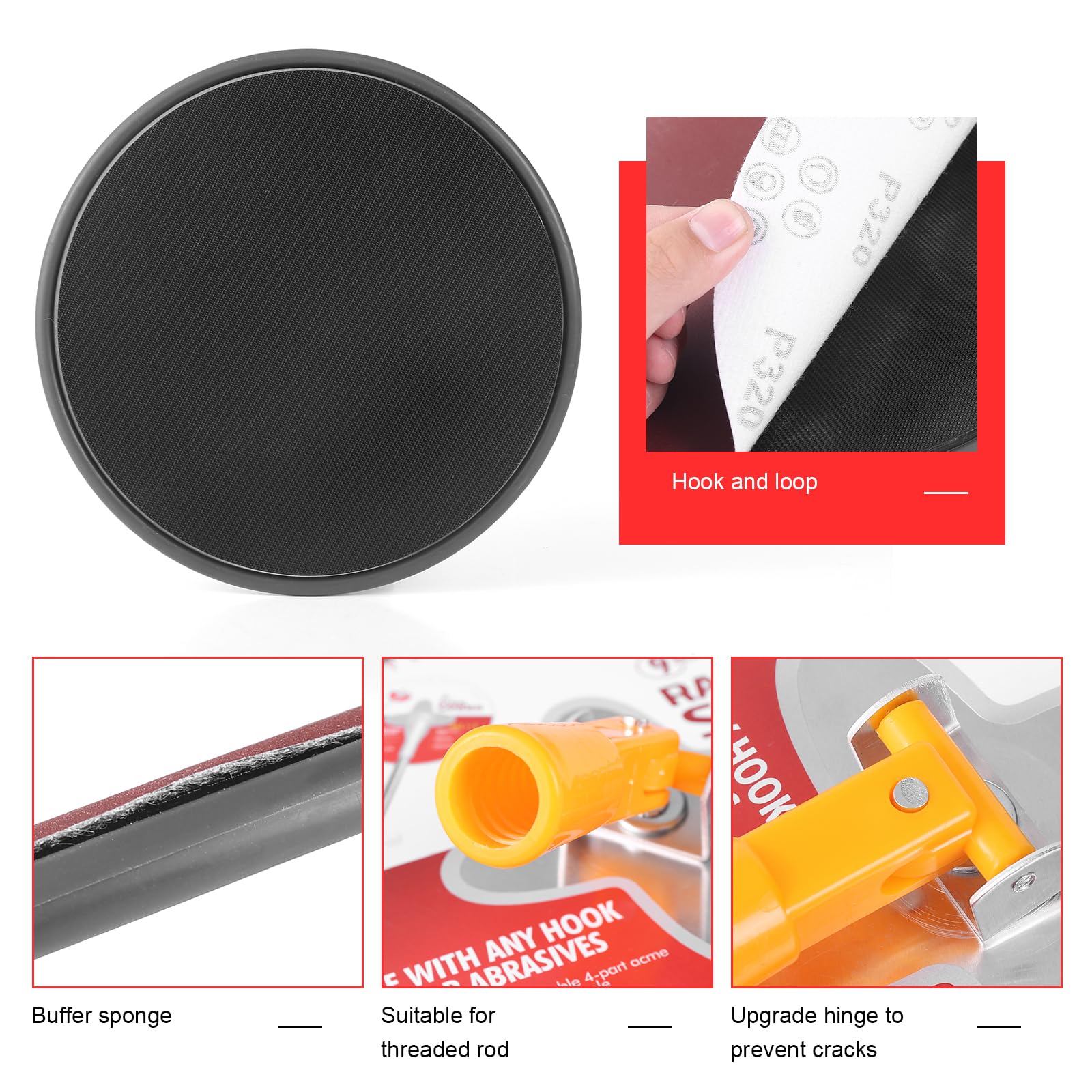 Drywall Sander with Extension Pole - Cagaloi -4