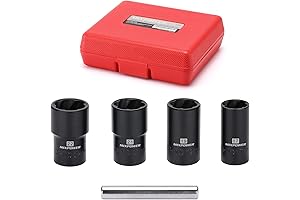MIXPOWER 5-Piece 12mm Bolt Extractor Set