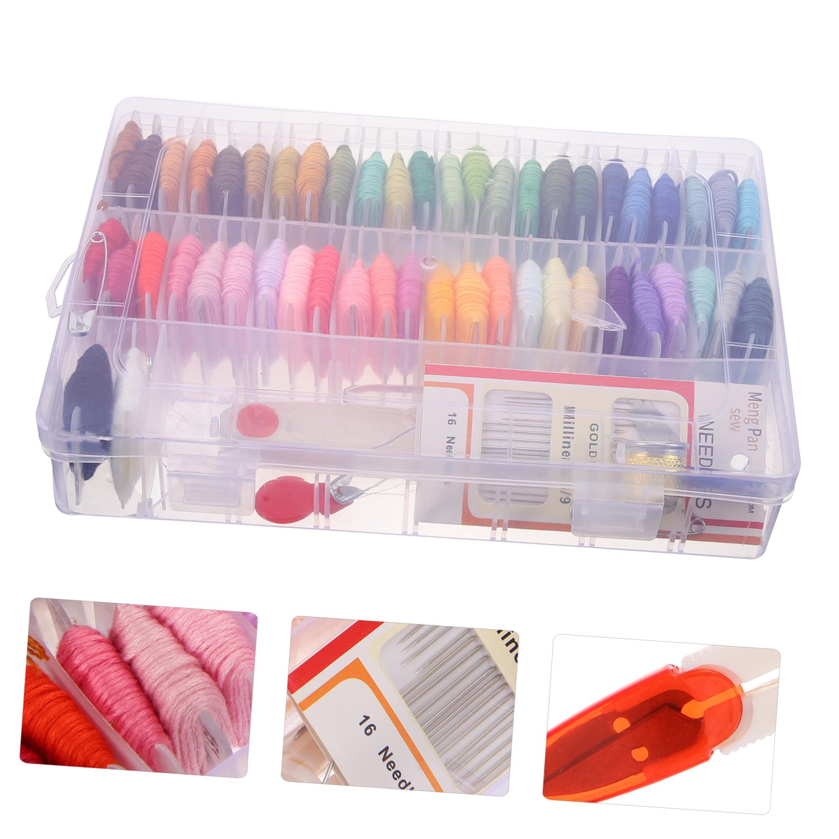 Gatuida Kit de Bordado con Caja para Principiantes de 50 Colores