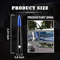 Vista 3 de Ajxn 1 antena tipo bala para automóvil, 5.4 pulgadas, adecuada para Ford F150 Wrangler, Jeep, Chevy Silverado 1500, 2500, 3500, HD, Avalanche, GMC