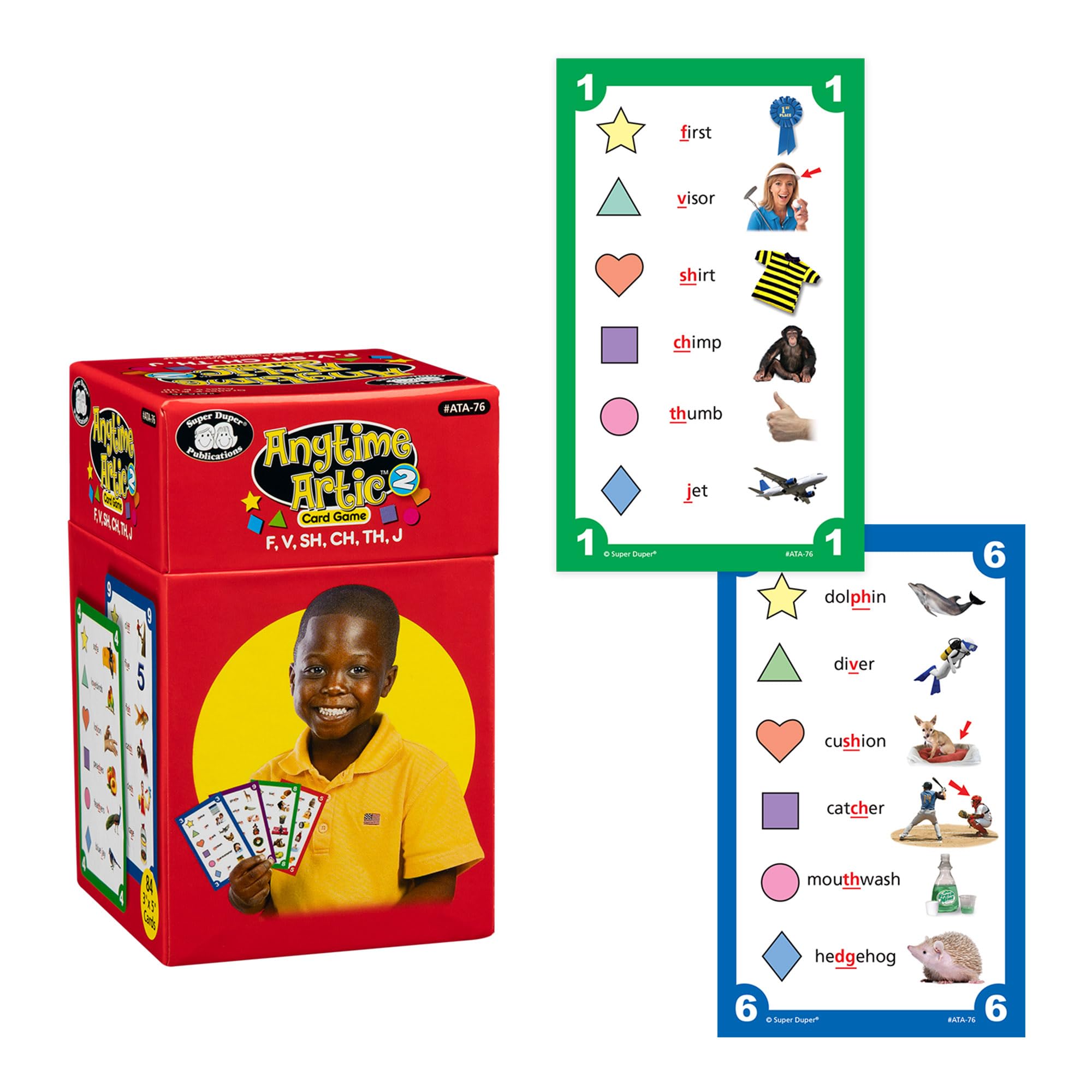Duper Publications Anytime Artic 3 Flash Cards - Speech Therapy Game ...
