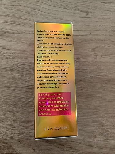 Miniatura 4 de Aceite esencial de masaje para hombres para sexo -Mejora sexual Crema de erección Aceite de crecimiento del pene más largo más grueso Energía Masaje