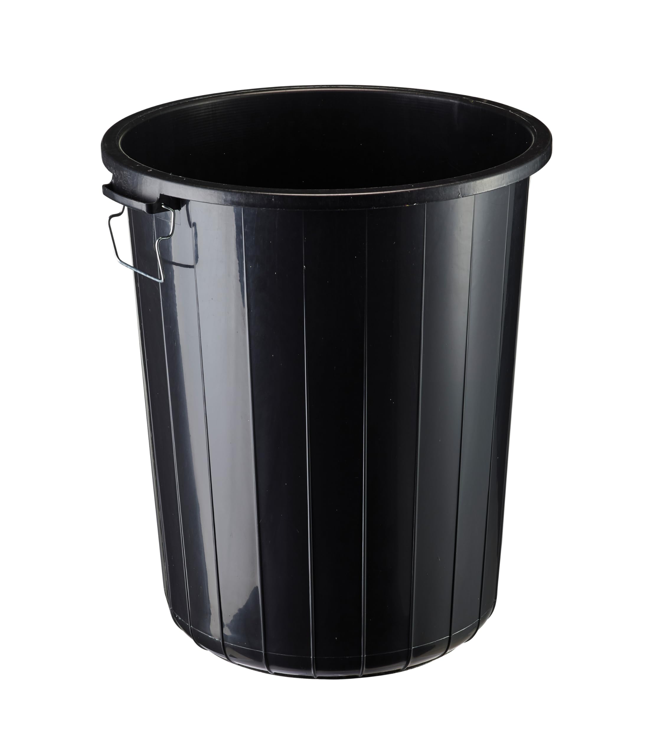 ROSSIGNOL Poubelle de rue avec couvercle. Capacité 55L, Système de verrouillage, Poubelle grande contenance, Idéal pour les déchets extérieurs RONDO