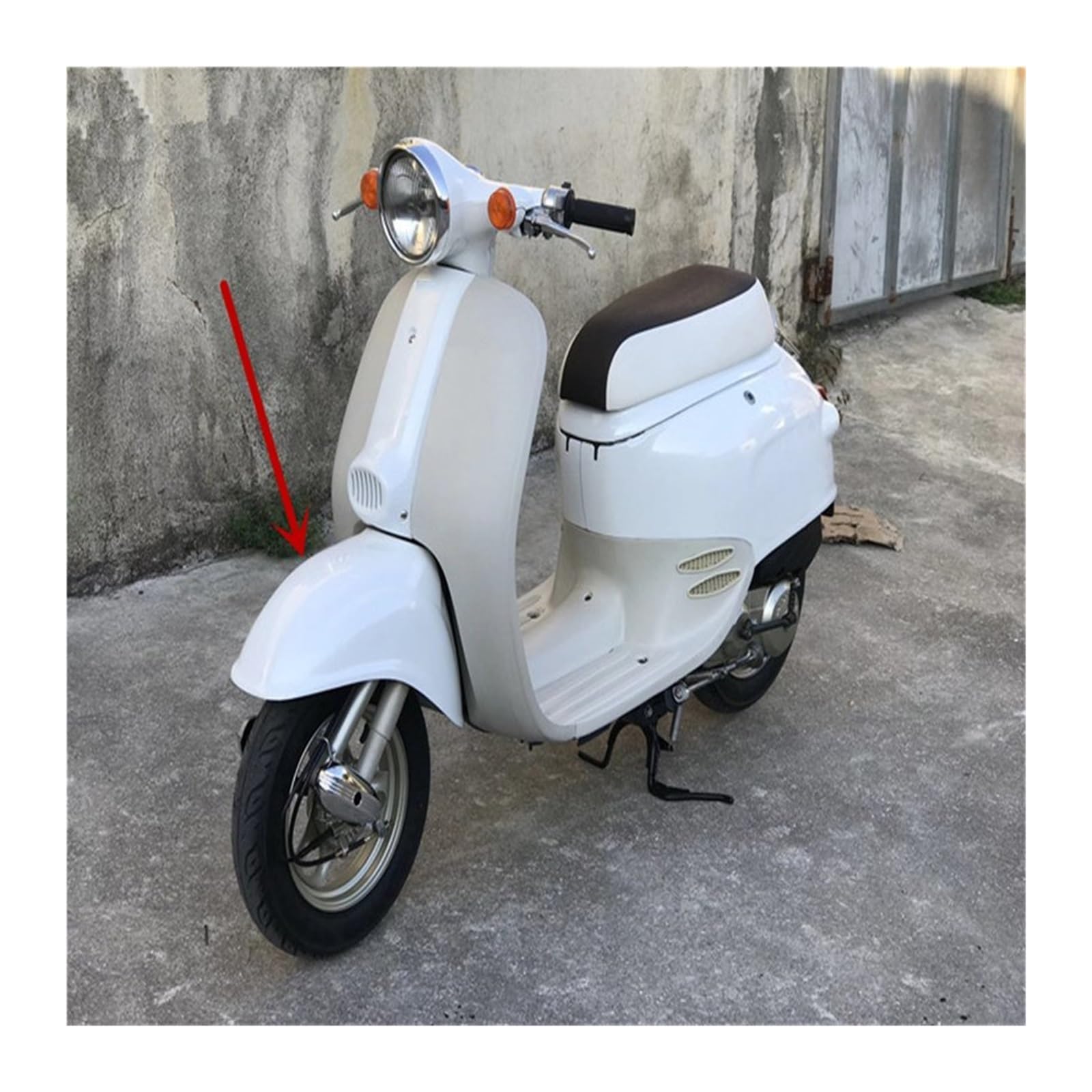 未使用 フロントフェンダー ジョルノ AF24 giorno フェンダー ズッキーニグリーン 当時 スクーター HONDA 純正品 フロント フェンダー (未使用⁄GIORNO DX ジョルノ DX