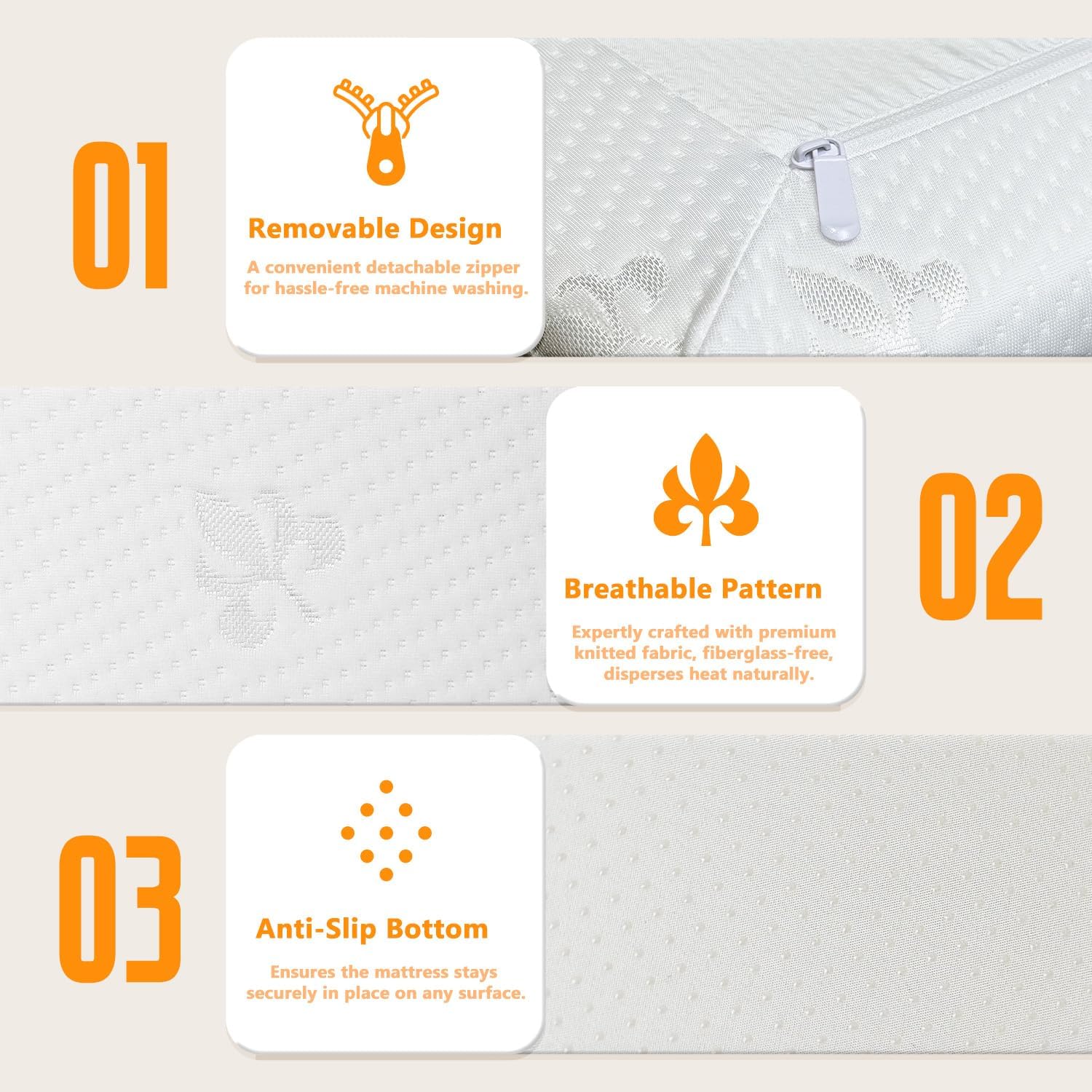 Heavy Duty Metal Black Twin Bed Frame No Box Spring Needed & 6 Inch Twin Size Mattress in a Box - Gel Memory Foam Mattress