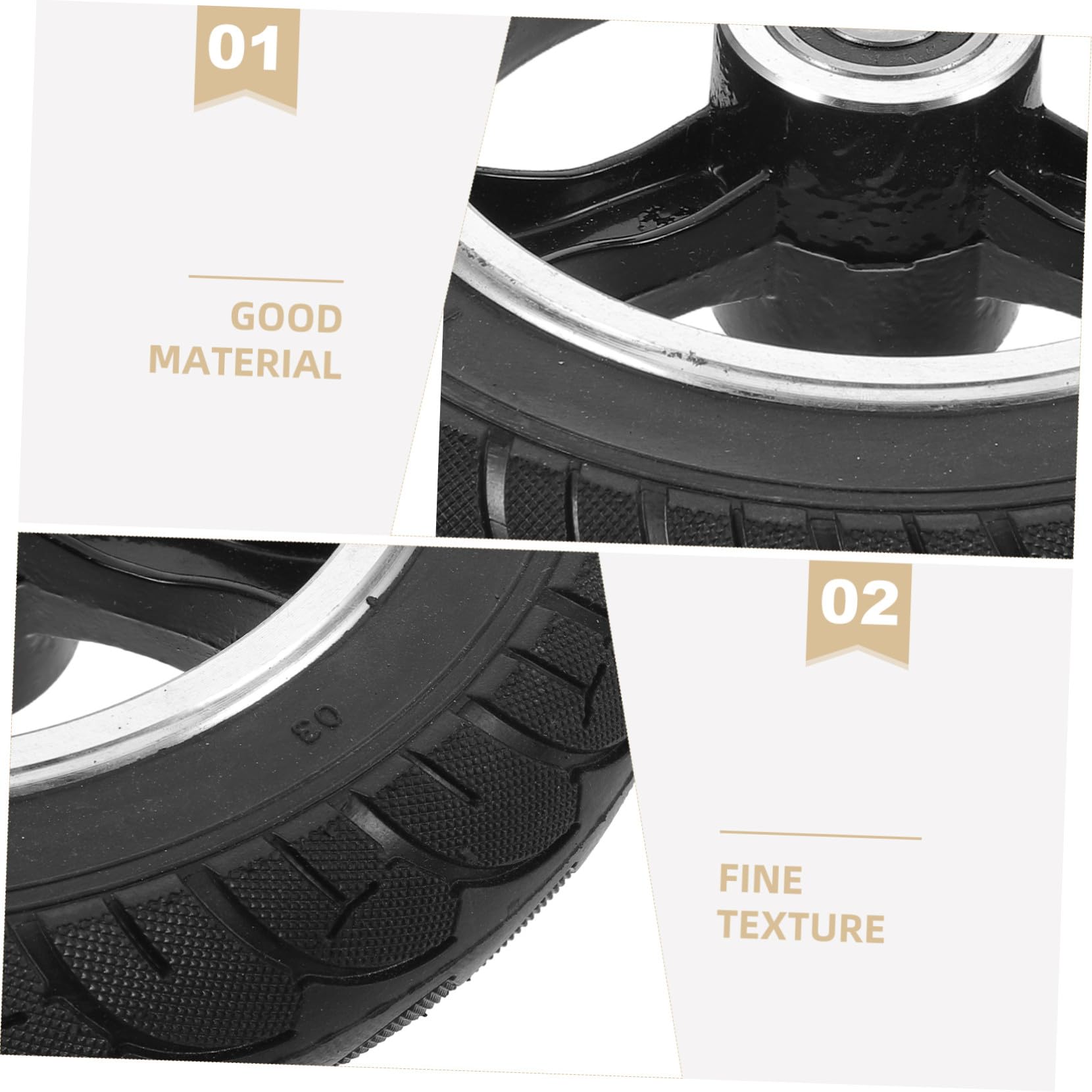 Pneus De Trottinette Électrique Anti- Pneus Pleins pour Skateboard Électrique