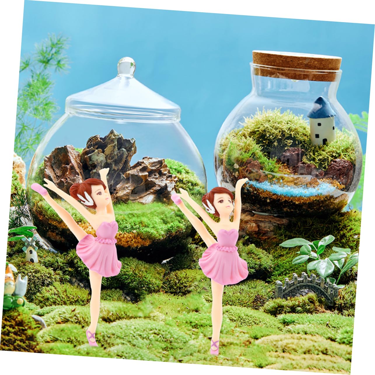 20stücke Ballerina Cupcake Topper Teiliges Mit Miniatur-balletttänzerinnen Elegantem Und Süßem Tortendekoration Für Babypartys Hochzeiten Und Ballett-themenfeiern