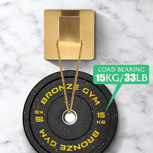 Miniatura 4 de Ganchos para toallas, gancho para bata, gancho para abrigos, acero inoxidable, resistente, para baño, cocina, dormitorio, paquete de 2 unidades,