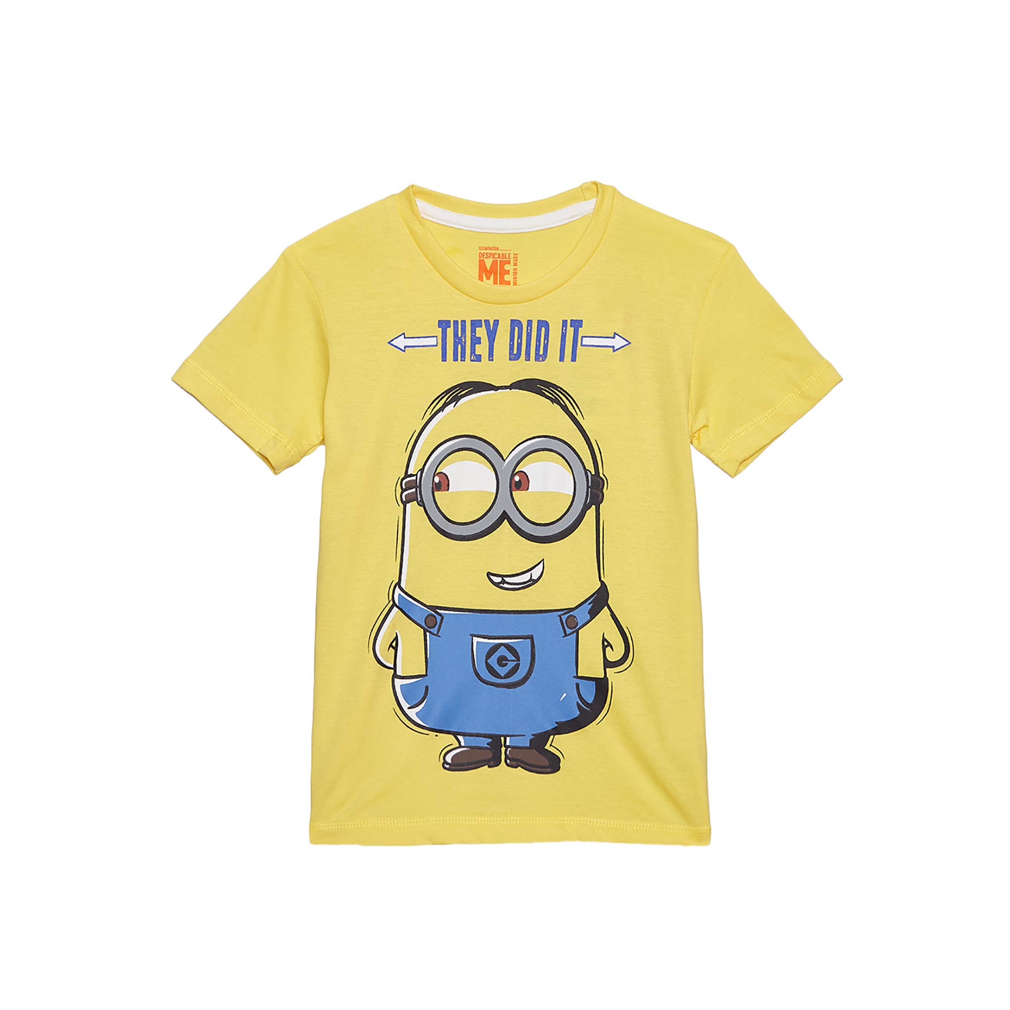 Minions By Kidsville Boy's Regular fit T-Shirt
