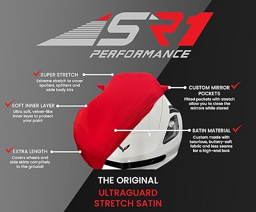 Miniatura 3 de Funda para interior de automóvil para BMW Ultraguard de satén elástico, el mejor ajuste personalizado compatible con todos los BMW Serie 3 Sedán,