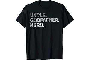 Show Your Uncle or Godfather You Care: Uncle Godfather Hero Shirt & Gift