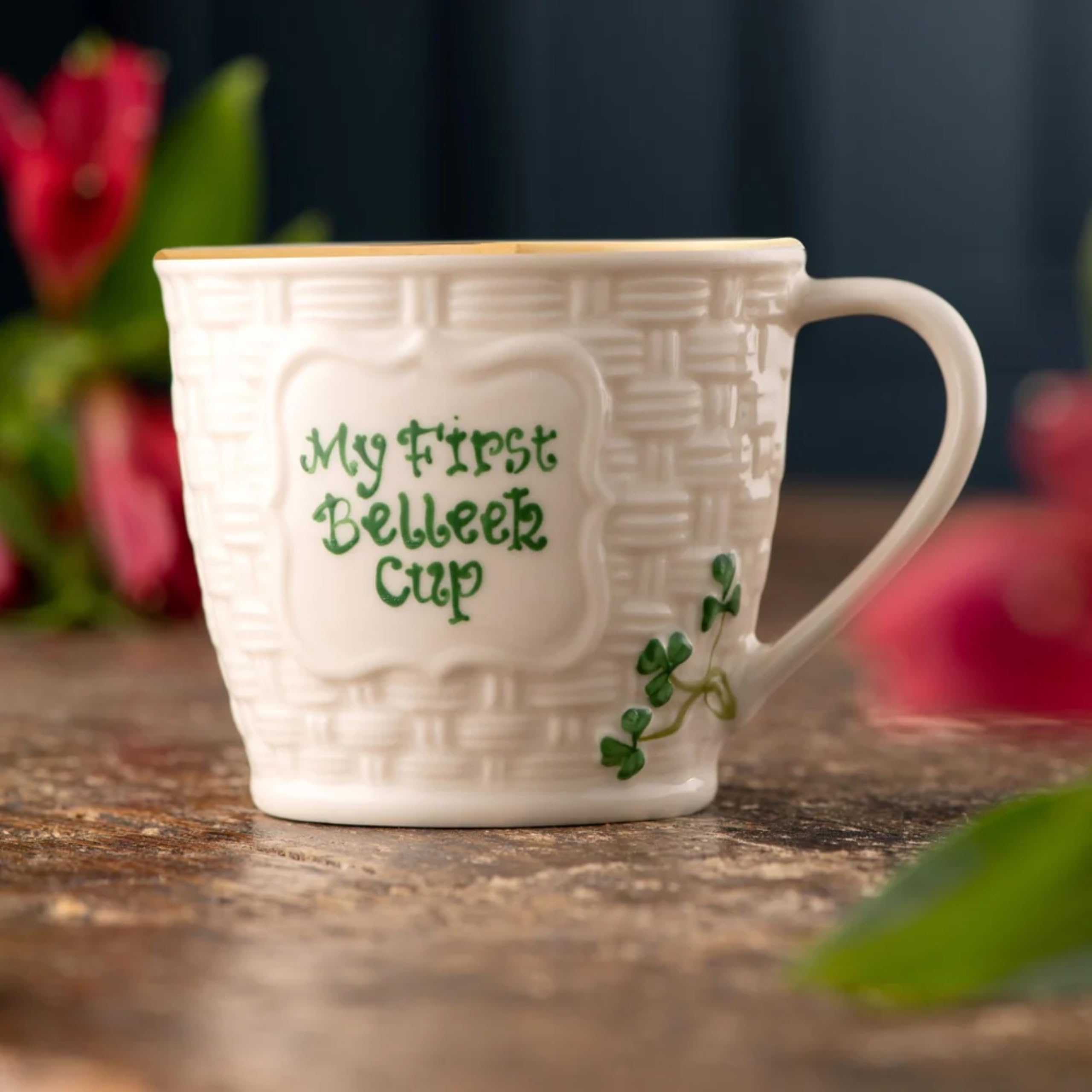 Belleek Shamrock Keepsake - My First Cup