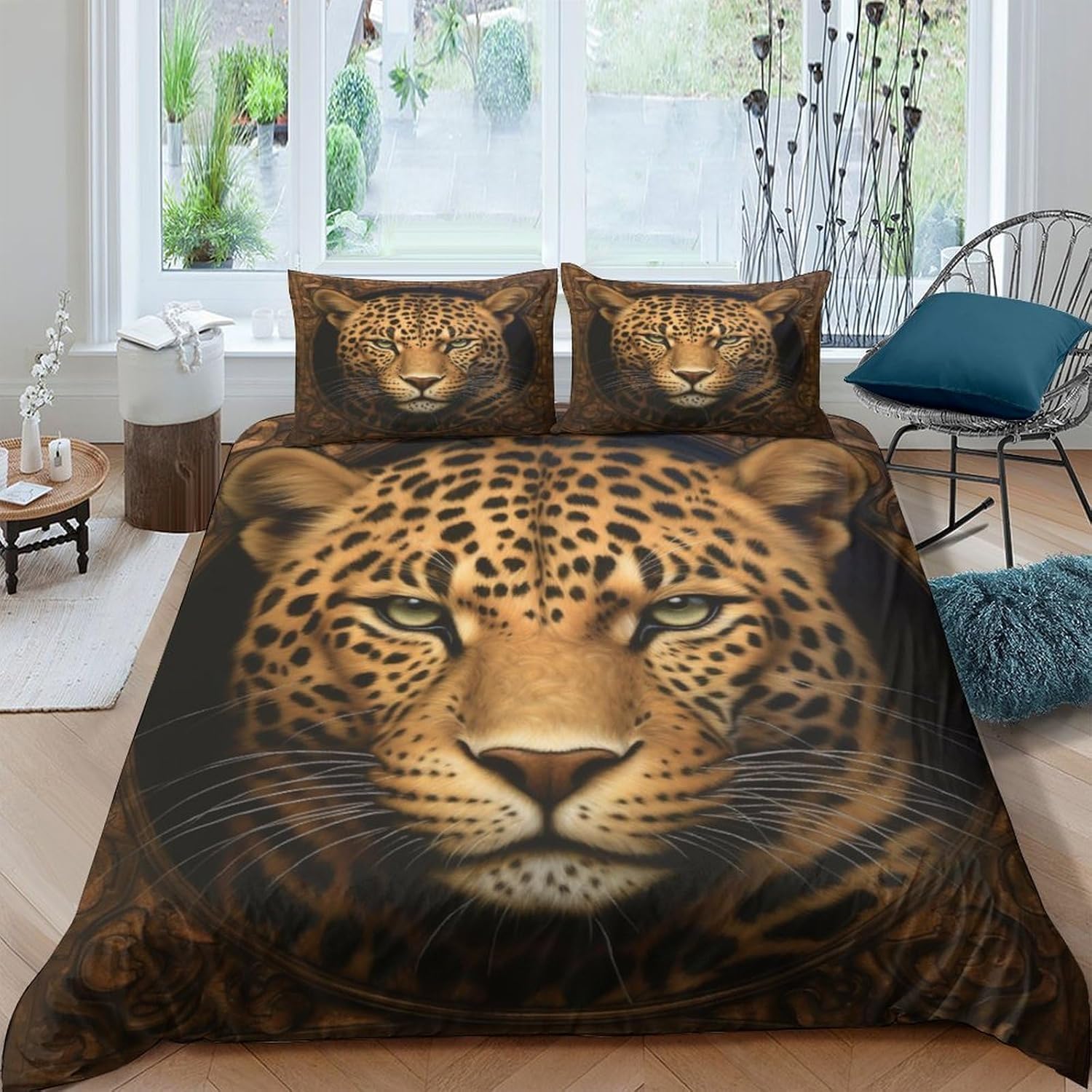 Parure de lit enfant léopard 200x200 pour créer un espace de jeu et de doux rêves