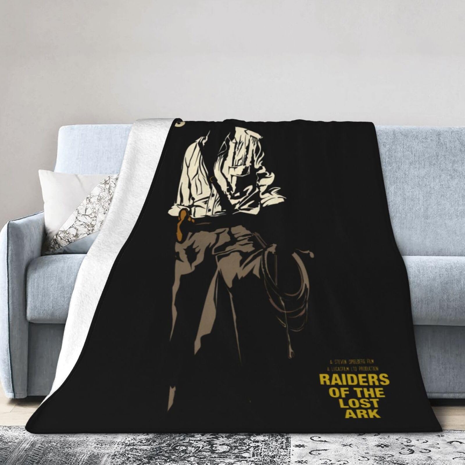 Amazon.com: Raiders of The Movie Lost Ark Throw Blanket Ultra-Soft Micro  Fleece Blanket Flannel Throw Blanket All Seasons Bedding Home Sofa Chair  Decoration Travel Blanket 60x50 : Home u0026 Kitchen