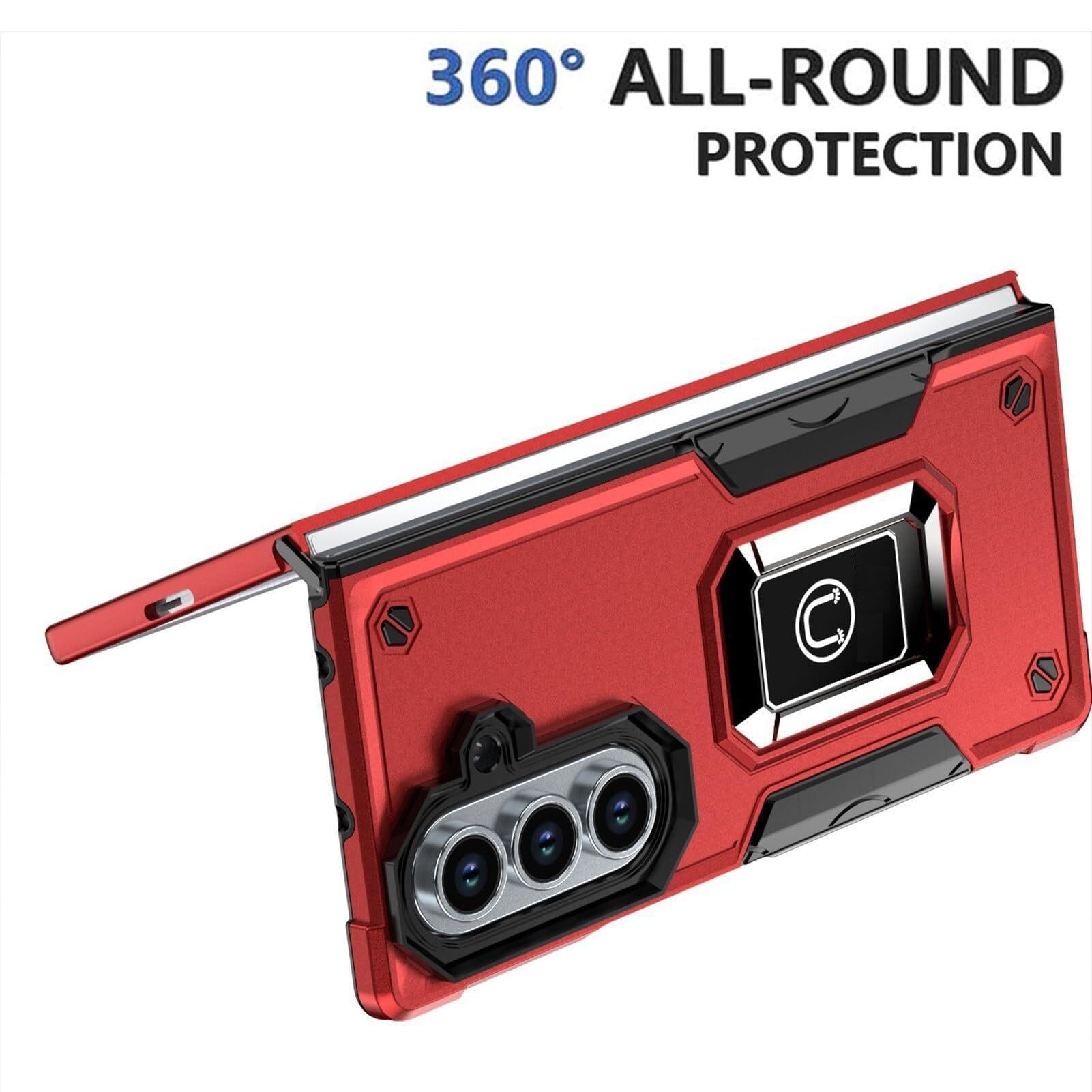 Funda Antichoques para Samsung Galaxy Z Fold 8 Ultra, Anillo Metal