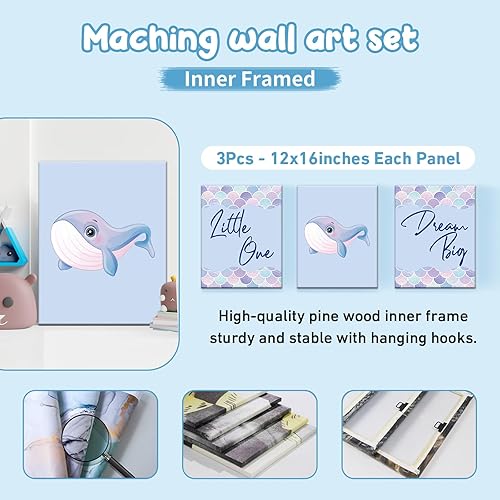 Miniatura 7 de Juego de ropa de cama personalizado para cuna  Cómodo juego de cuna de 5 piezas con diseño de sirena para niñas  Manta con nombre personalizado con