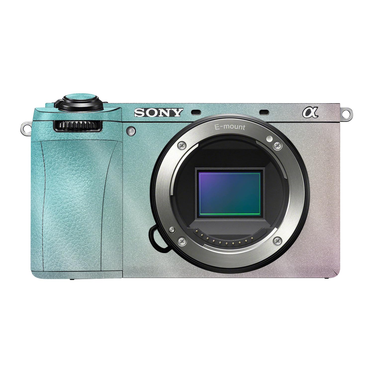 Glossy Glitter Camera Skin Compatible with Sony A6700 Mirrorless Camera (2023) - Vivid Fog - Premium 3M Vinyl Protective Wrap Decal Cover - Easy to Apply | Crafted in the USA by MightySkins