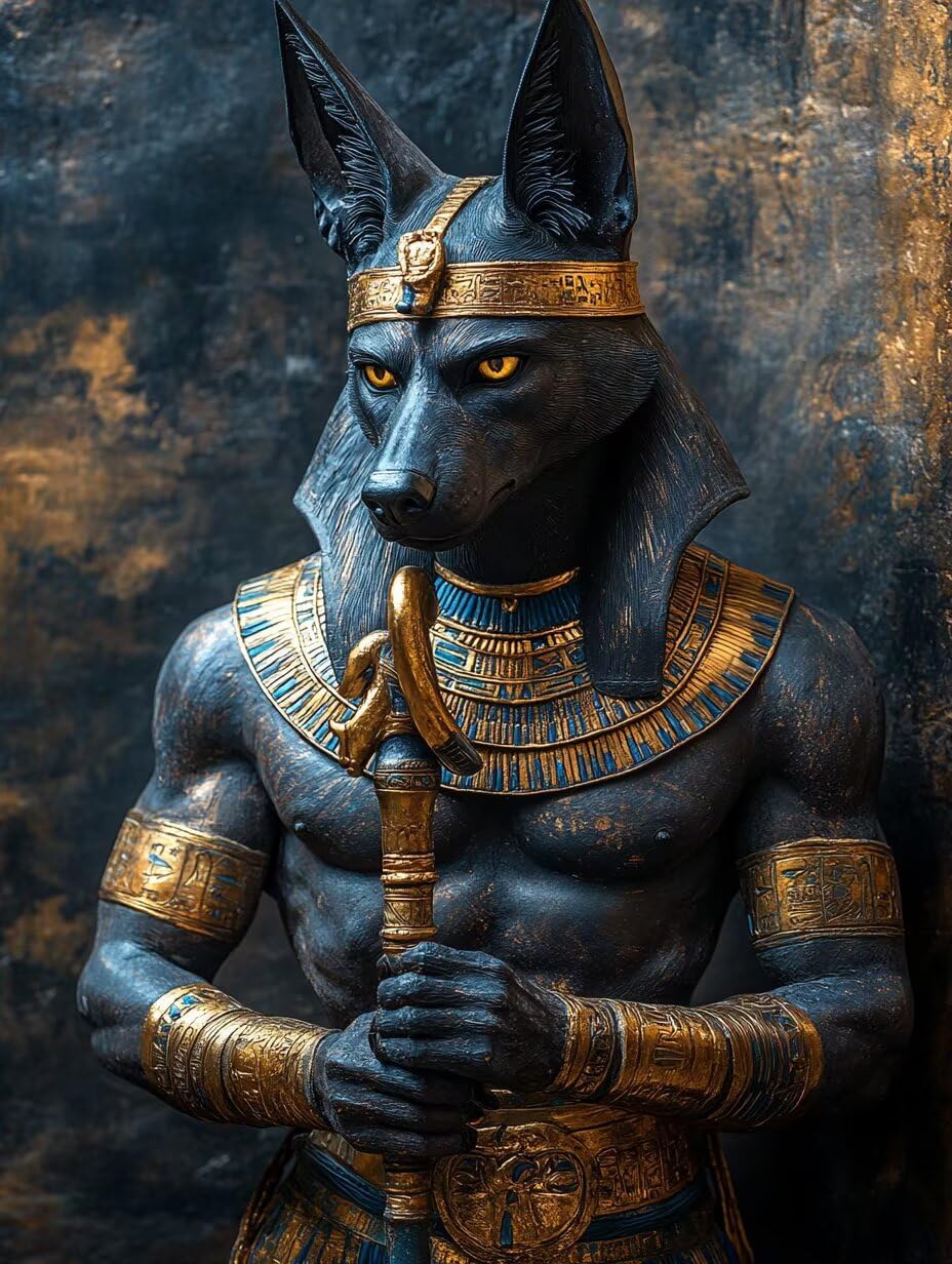 Malarstwo diamentowe dla dorosłych, Anubis Diamond Art Egipt, 5D, "zrób to sam", do dekoracji pokoju, salonu, na prezent, 50 x 80 cm, 5-T97S88