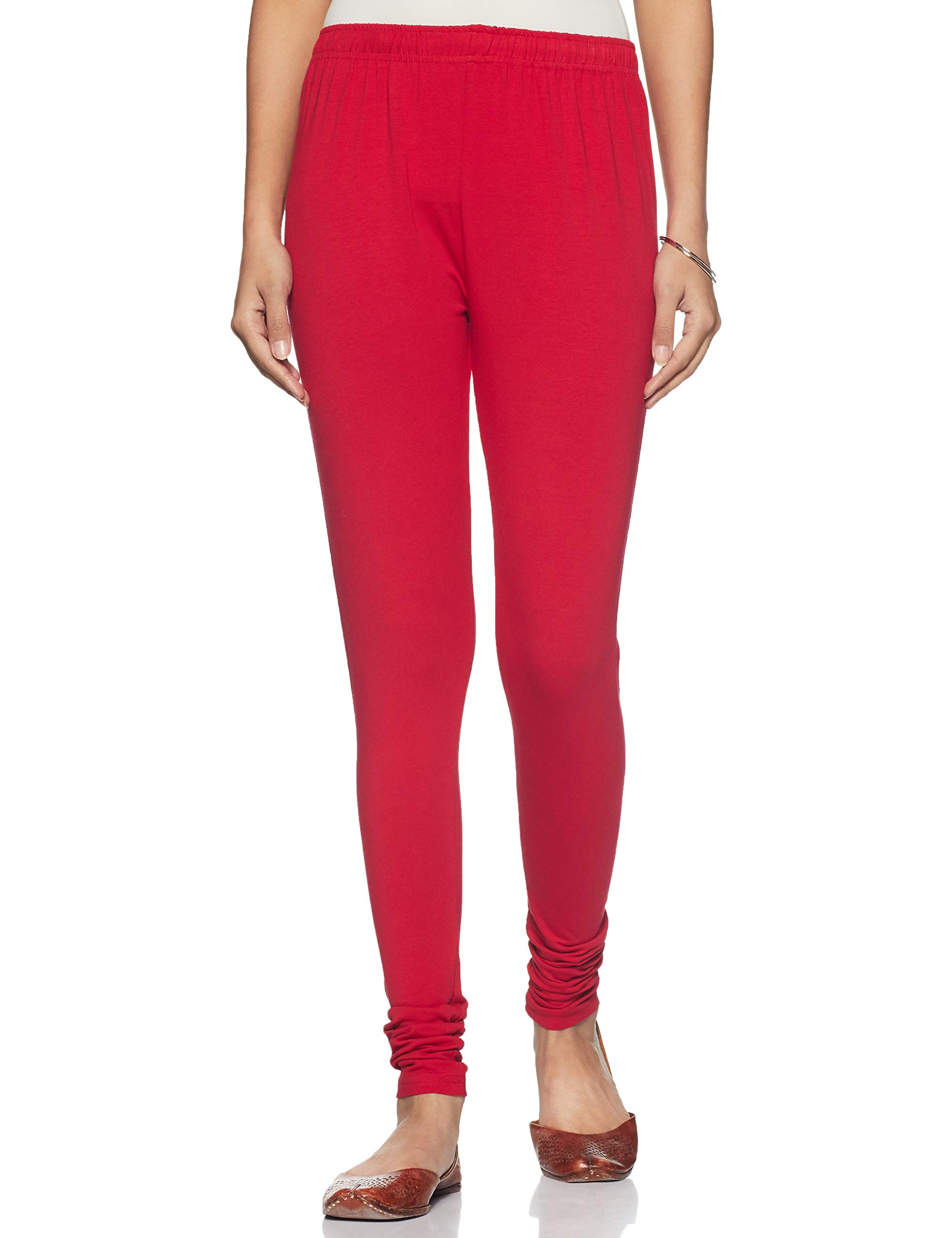 BIBA Women's cotton Chudidar Bottom (CORE#KL-001_ Lred_ X-Large)