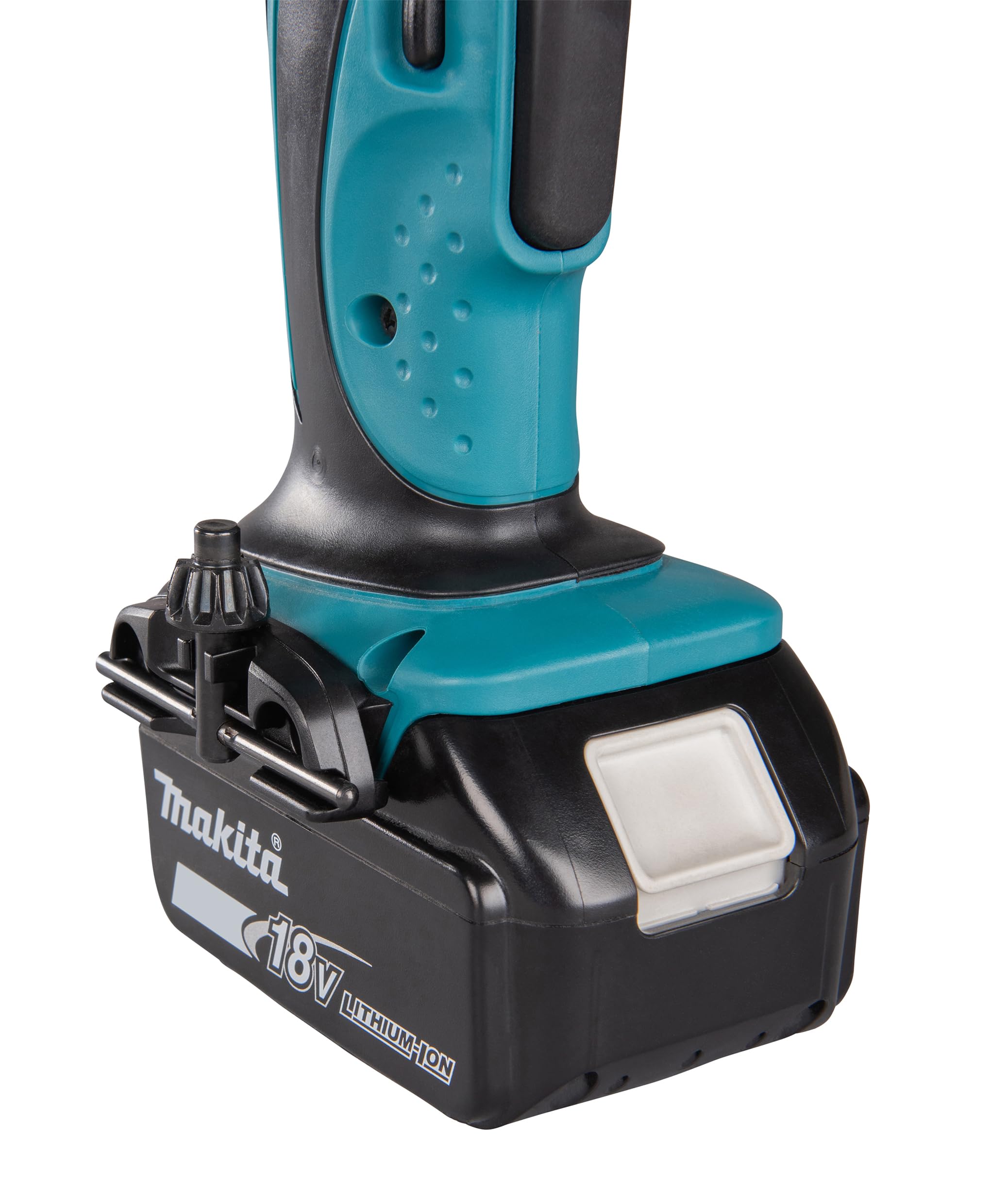 Makita Perceuse visseuse d'angle 18 v li-ion 5 ah ø 10 mm à clé makita - 2 batteries, chargeur, coffret - dda350rtj
