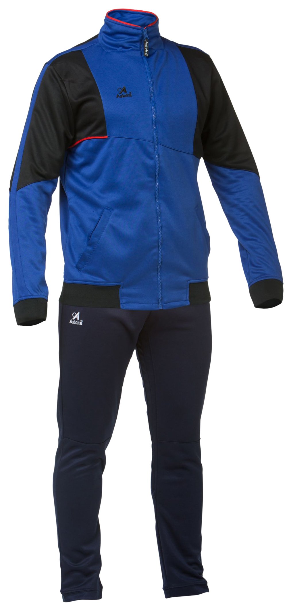 EA7 Tuta da Uomo con Cappuccio Logo Zip