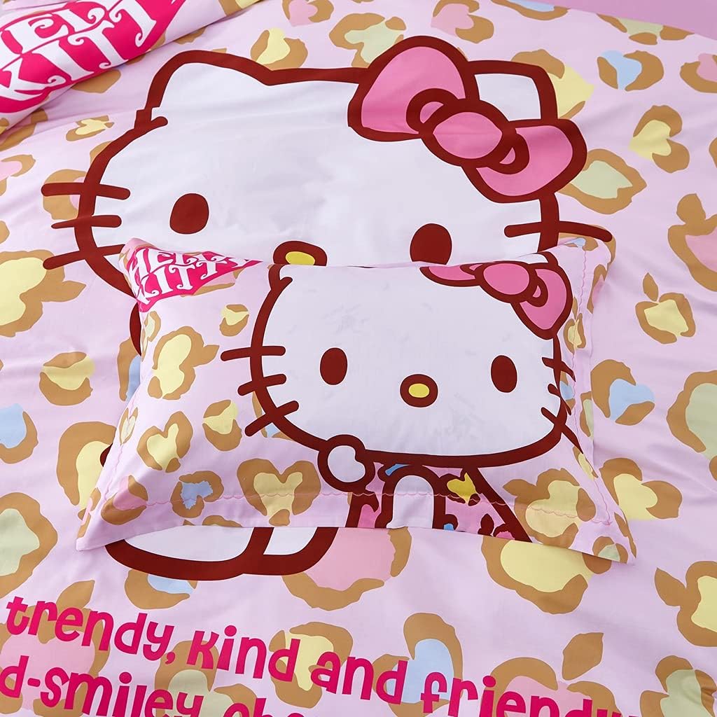 Bedding Set Girls Hello Kitty Pink