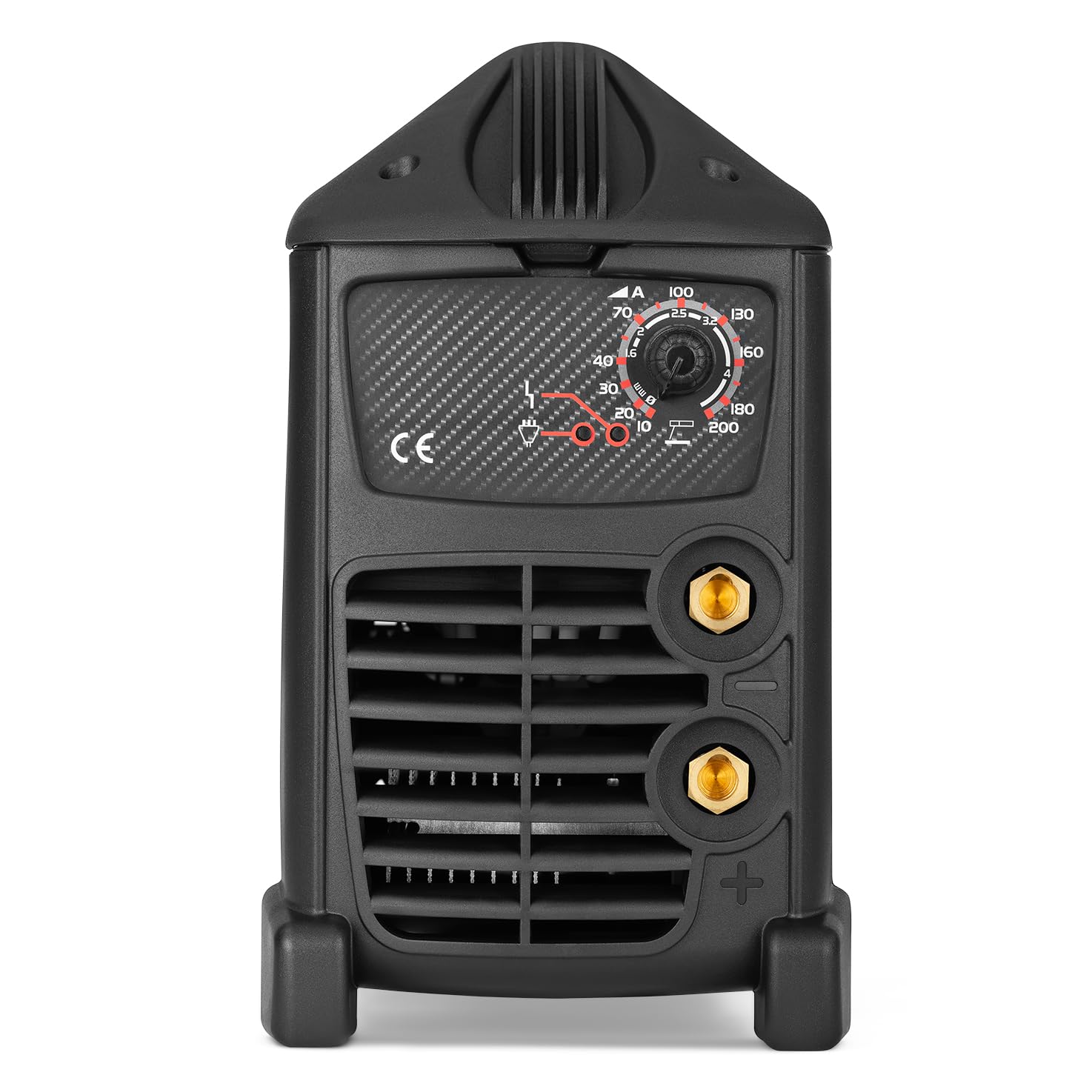 Telwin Force 205 Saldatrice Inverter ad Elettrodo con Maschera Automatica a Caschetto e Accessori di Saldatura MMA, 200A, Macchina per Saldare Leggera Compatta e Trasportabile, 230V, Made in Italy