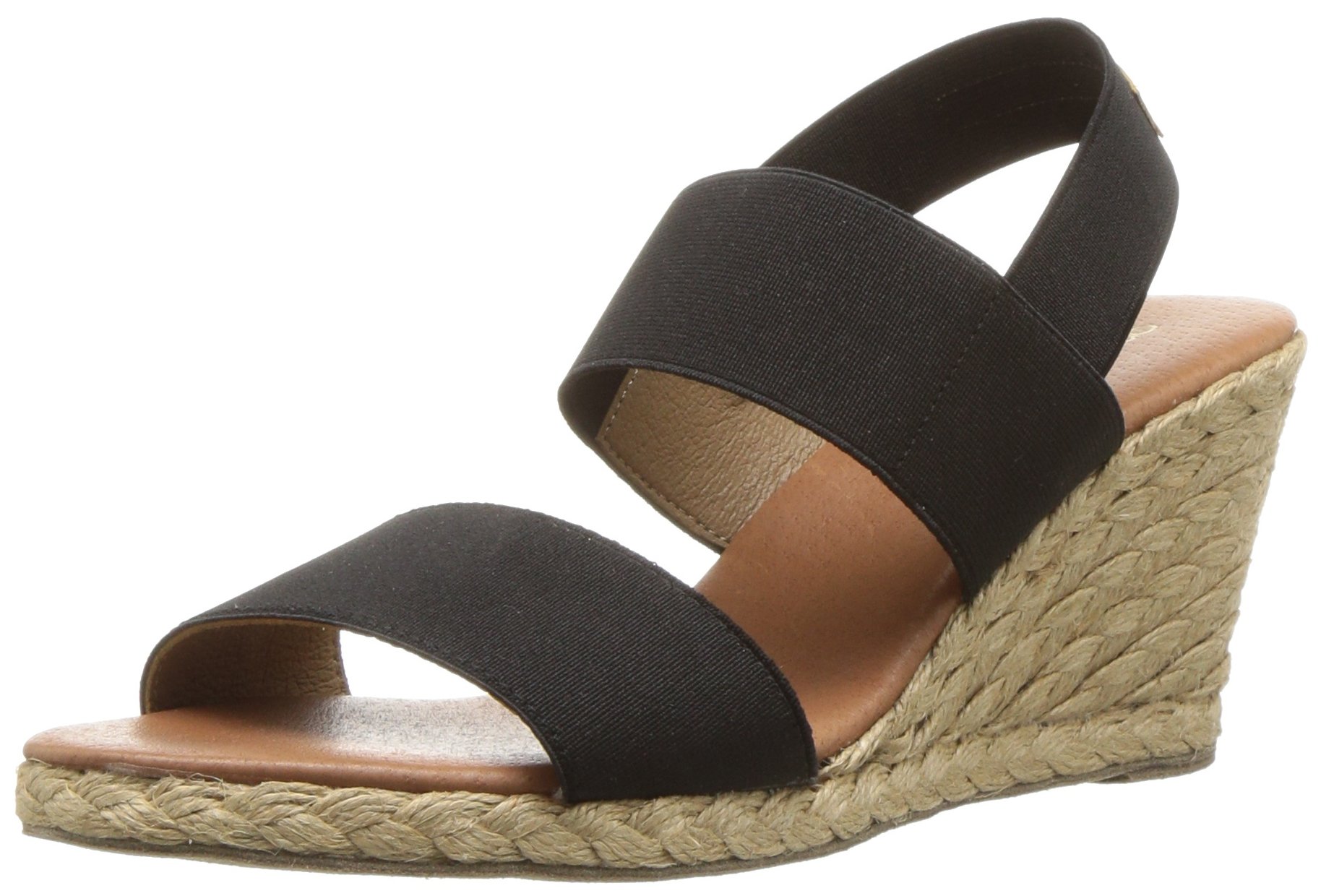 André Assous Women's Allison Espadrille Open Toe Wedge Sandal