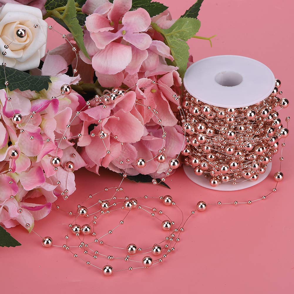 BUENTYA Cadena De Perlas Para Navidad, Rollo De Cadena De Perlas De  Plástico, 30m, Cadena De, image size:1001x1001