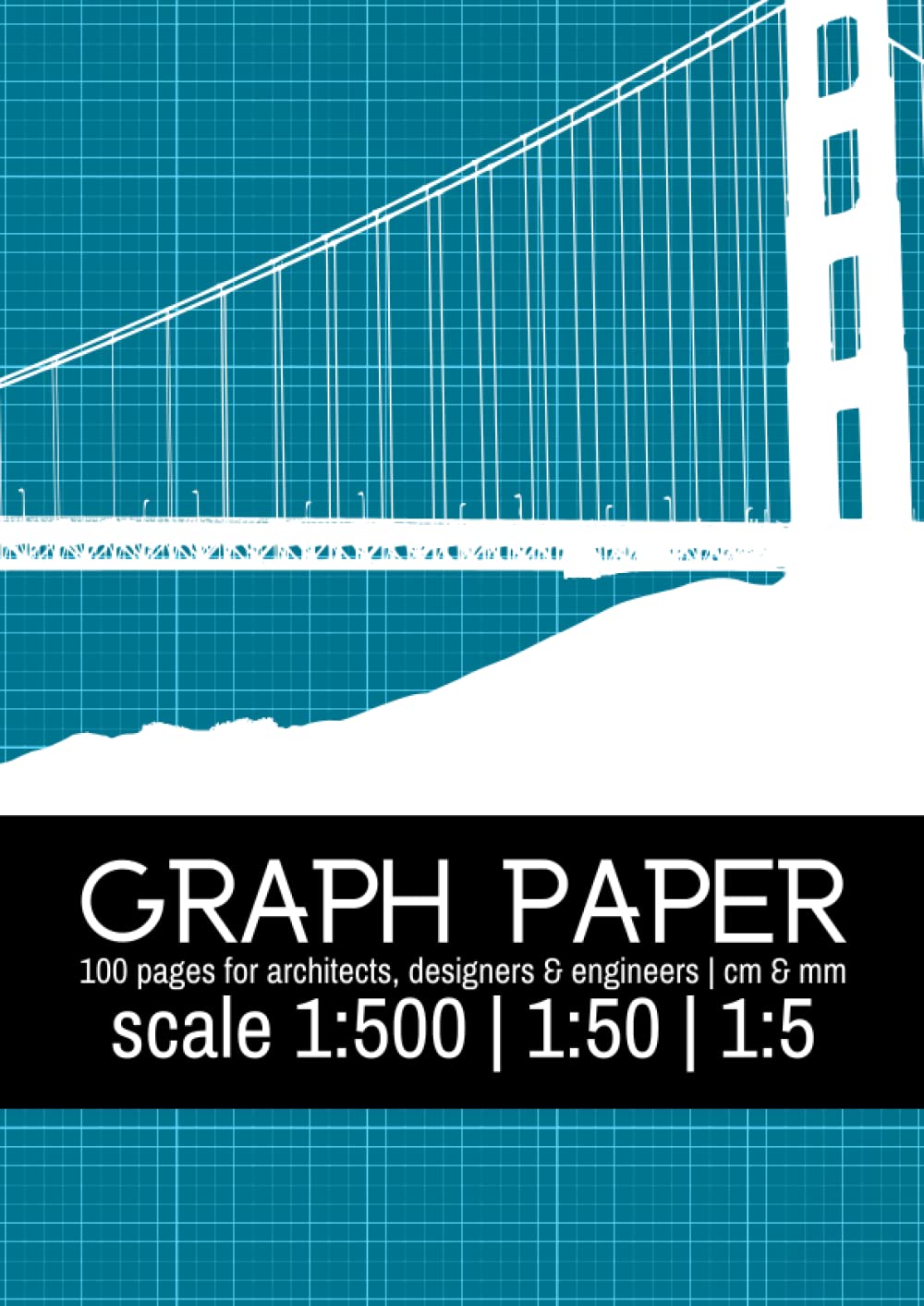Graph Paper | metric scale 1:50 | Notebook for Architects, Engineers & Designers |: 100 pages | Light Grey Grid | Centimeter & Millimeter Paper for ... Drawing A4 (21x 29,7 cm , or 8.3” x 11.7” )